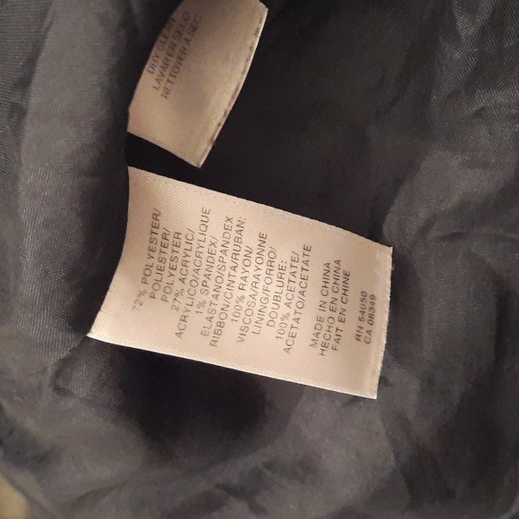 Anne Klein SZ 14 Navy Blue Lined Blazer Suit Jacket - Picture 7 of 7